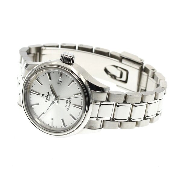 TUDOR style 12100 Date Silver Dial Automatic Ladies Watch_871589 - Picture 2 of 6